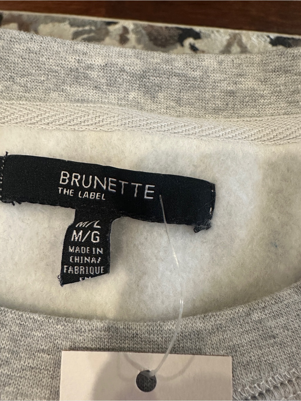 Brunette The Label Blonde Oversized Crewneck Sweatshirt — image 3 of 8
